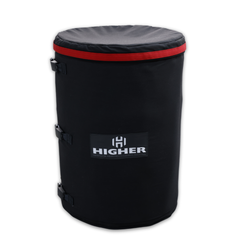 Jaqueta aquecedora para tambor 208L com controlador digital PID + IoT com Conectividade Avançada (0~150°C)