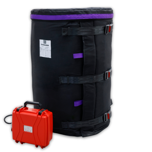 Jaqueta aquecedora para tambor 208L com controlador digital PID (3900W 0-150°C)