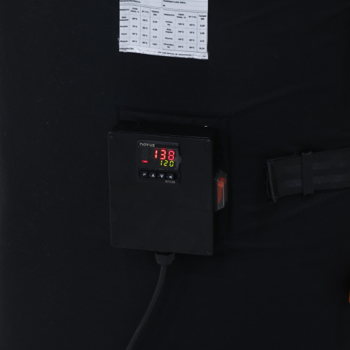 Jaqueta aquecedora para tambor 208L com controlador digital PID + IoT com Conectividade Avançada (0~150°C)